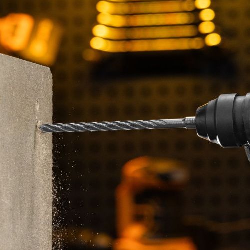 Бур по бетону, цельная крестовая пластина, 10x215 мм, SDS PLUS Denzel-Tehinstrument