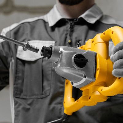 Миксер для строительных смесей, 120х600мм, хвостовик М14 Сибртех-Tehinstrument