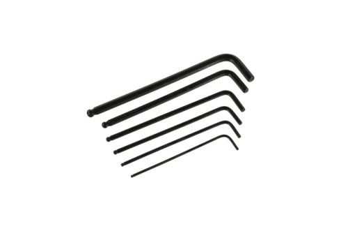 Набор шестигранных ключей с шаром 1, 5-10 мм, CrV, 7шт, оксидированное покрытие  Sturm-Tehinstrument