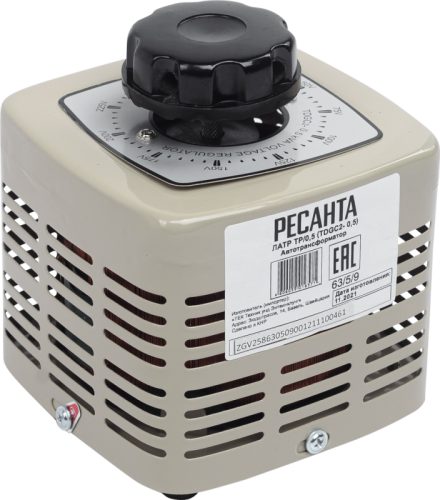 Автотрансформатор ЛАТР Ресанта ТР/0,5 (TDGC2-0,5)-Tehinstrument