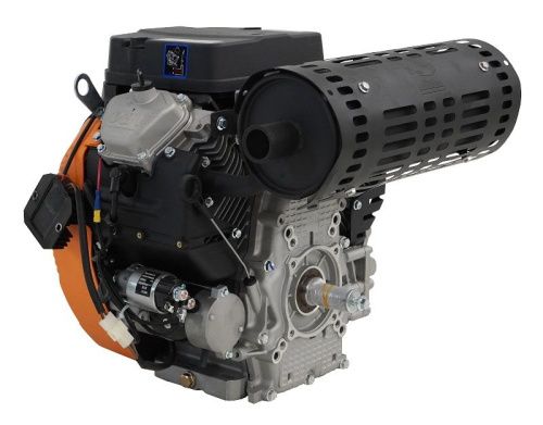 Двигатель Lifan LF2V80F-A, вал ?25мм, катушка 3 Ампера датчик давл./м,  м/радиатор, счетчик моточасов-Tehinstrument