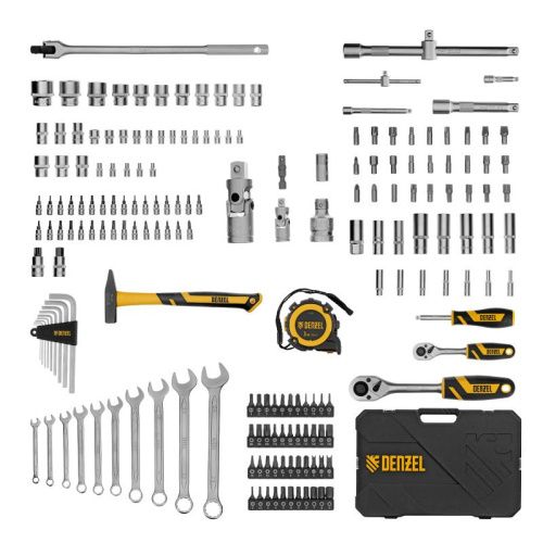 Набор инструментов 194 предмета Denzel, пластиковый кейс-Tehinstrument