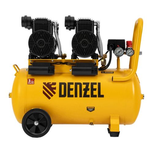 Малошумный безмасляный компрессор Denzel DLP-3000/50-Tehinstrument
