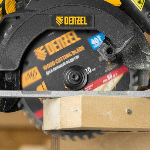 Пильный диск по дереву с гвоздями, ф165 х 20 мм, 40 зубов Denzel-Tehinstrument