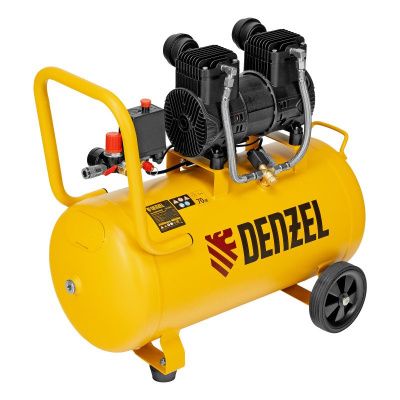 Малошумный безмасляный компрессор Denzel DLP-1500/50-Tehinstrument