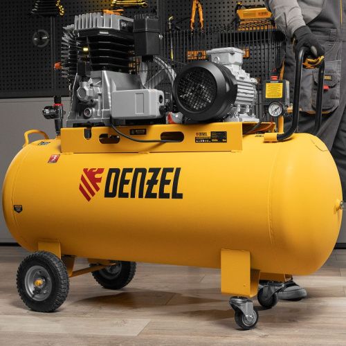 Компрессор воздушный, ременный привод Denzel BCI4000-T/200-Tehinstrument