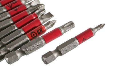 Биты  PH/PZ/SL/TORX, 50мм, сталь S2, 10шт, БОЕКОМПЛЕКТ-Tehinstrument