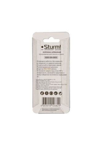 Коронка алмазн. По керам. Плитке и стеклу 8 х 55 мм, 2 шт., блистер,  Sturm-Tehinstrument