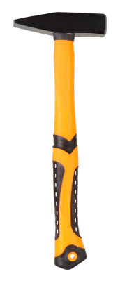 Молоток 400гр. Квадратный боёк, фиберглассовая двухкомпонентная ручка, Вихрь-Tehinstrument
