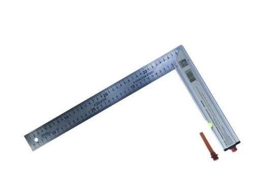 Угольник с уровнем и карандашом, 400мм, стальной, серия Кулибин,  Sturm-Tehinstrument