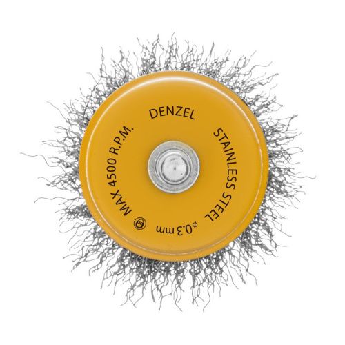Щетка для дрели, 50 мм, Чашка, со шпилькой, нержавеющая витая проволока Denzel-Tehinstrument