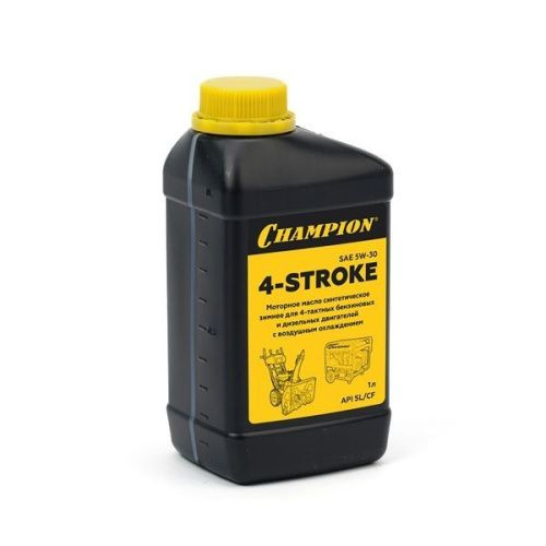 Масло для 4-тактных двигателей синтетическое зимнее CHAMPION SAE 5W30 API SL/CF 1л-Tehinstrument