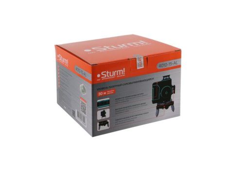 Уровень лазерный 12 зелёных лучей,  Sturm-Tehinstrument