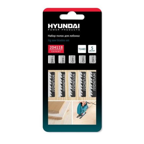 Пилка для лобзика дерево T144D Hyundai-Tehinstrument