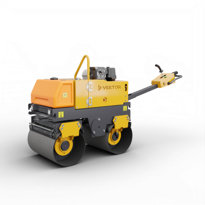 Виброкаток ручной двухвальцовый Vektor VRDR-800C-Tehinstrument