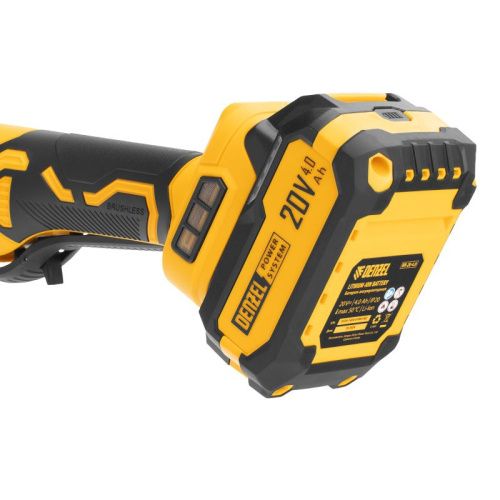 Бесщеточная аккумуляторная угловая шлифовальная машина Denzel AGH-BL-20-125, Li-Ion, 20 В-Tehinstrument