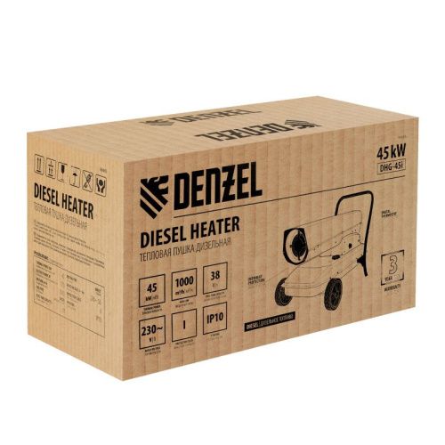 Дизельная тепловая пушка Denzel DHG-45i-Tehinstrument