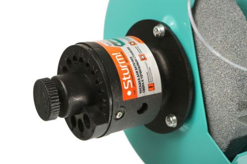 Станок точильный дисково-ленточный BG61150  Sturm,350Вт,150 мм,50*686, подключение насадки для заточки сверл-Tehinstrument