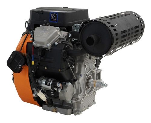 Двигатель Lifan LF2V80F-A, вал ?25мм, катушка 3 Ампера датчик давл./м,  м/радиатор, счетчик моточасов-Tehinstrument