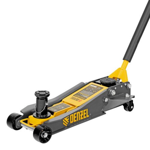 Домкрат гидравлический подкатной, 2/3 т, 98-770 мм, быстрый подъем, низ. подхват, проф, SUV Denzel-Tehinstrument