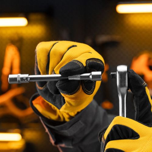 Ключ-трещотка 1/4", 90 зубьев, с быстрым сбросом, CrV Denzel-Tehinstrument