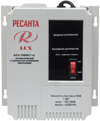 Стабилизатор напряжения серии LUX РЕСАНТА АСН-1000Н/1-Ц-Tehinstrument