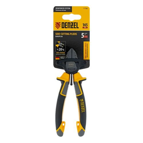 Бокорезы 145 мм, трехкомпонентные рукоятки Denzel-Tehinstrument