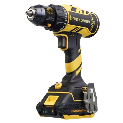 Аккумуляторный шуруповерт Hanskonner HCD1865 1BatterySystem-Tehinstrument