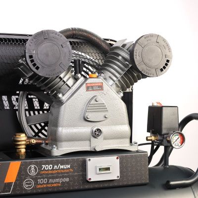 Компрессор поршневой ременной PATRIOT KRX 700 L100 D-Tehinstrument