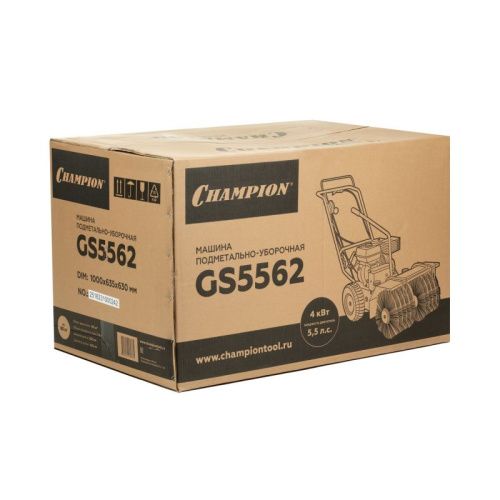Бензиновая подметальная машина CHAMPION GS 5562 для улицы-Tehinstrument