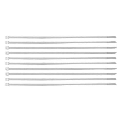 Хомуты, 300 x 4.8 мм, пластиковые, белые, 100 шт Сибртех-Tehinstrument