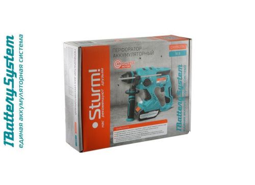 Аккумуляторный перфоратор  Sturm CRH1820BL 1BatterySystem-Tehinstrument