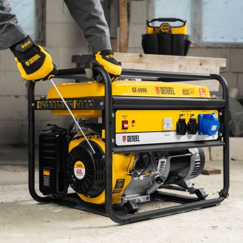 Генератор бензиновый  Denzel GE 6900-Tehinstrument