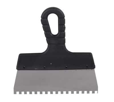 Шпатель ВИХРЬ 6х6 мм, зубчатый, нержавейка, пластик, 200мм-Tehinstrument