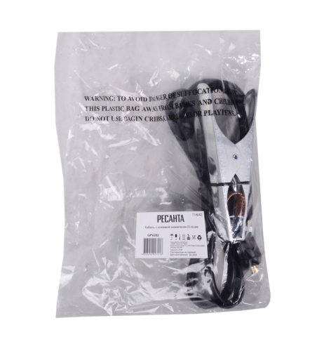 Кабель с клеммой заземления Ресанта 25 кв.мм-Tehinstrument