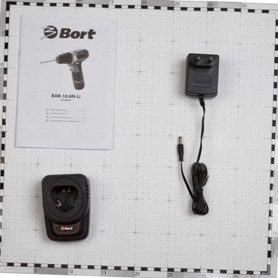 Аккумуляторный шуруповерт Bort BAB-10,8N-Li (дрель-шуруповерт Борт 10,8н), 93728410-Tehinstrument