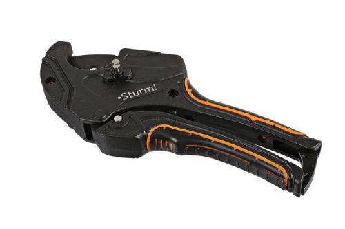 Ножницы для резки труб ПВХ 42мм, лезвие SK5 с тефлоновым покрытием  Sturm-Tehinstrument