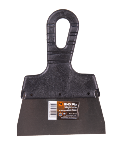 Шпатель ВИХРЬ нержавейка, пластик 150мм-Tehinstrument