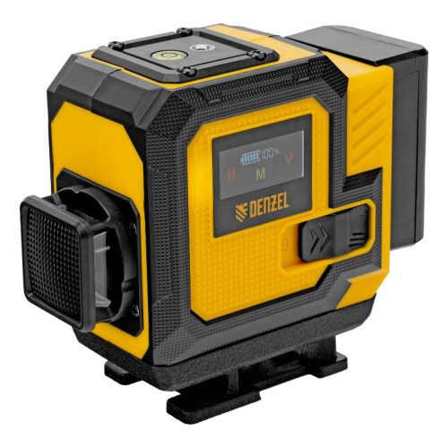 Лазерный уровень мультипризменный DLV-360-3C, 30 м, зеленый луч, Li-Ion 2,4 Aч, кейс// Denzel-Tehinstrument