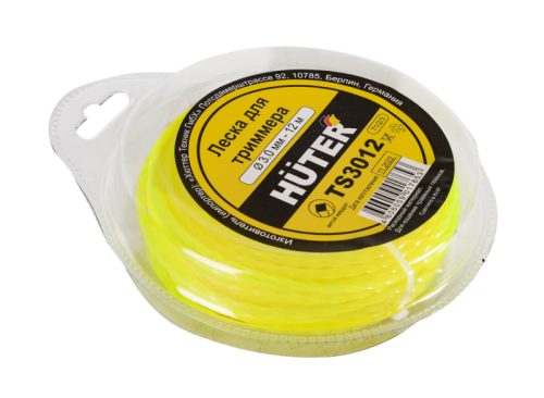 Леска Huter TS3012 для триммера, 3 мм, витой квадрат-Tehinstrument
