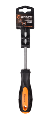 Отвёртка крестовая ВИХРЬ PH2 100мм-Tehinstrument