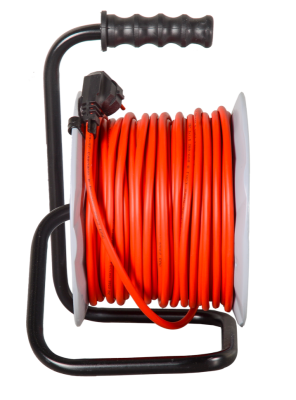 Удлинитель силовой на катушке Ресанта СУ-3х1,5-30/2 (с выкл., 4 розетки)-Tehinstrument