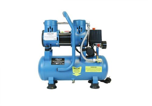 Компрессор безмасляный AC93210OL  Sturm 0,9кВт, 180л/мин, ресивер 10л, бесшумный-Tehinstrument