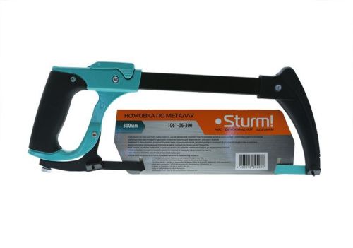 Ножовка по металлу, 300 мм, дополнит. упор, мгновенное снятие полотна,  Sturm-Tehinstrument