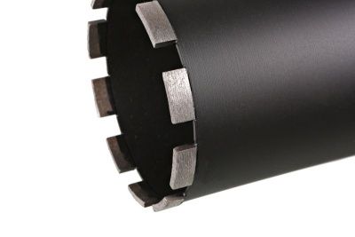 Коронка алмазная LASER по железобетону 122 мм, 1 1/4" , L=450мм, Hanskonner-Tehinstrument