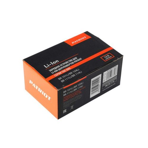 Устройство зарядное для BR 101 Li, BR 104 Li, BR 111 Li, BR 114 Li (12 В), Patriot-Tehinstrument