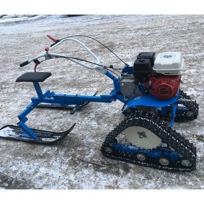 Гусеничный привод для мотоблоков с валом редуктора 32 мм (шестигранный)-Tehinstrument