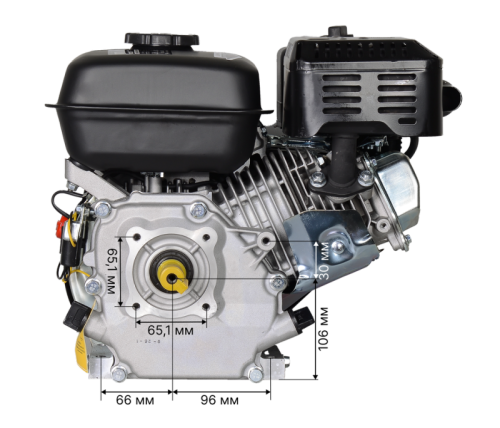 Двигатель бензиновый Huter GE-170F-20-Tehinstrument