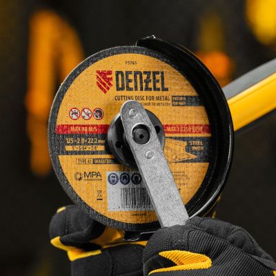 Круг отрезной по металлу, 125 х 2,0 х 22,2 мм, WA60TBF// Denzel-Tehinstrument
