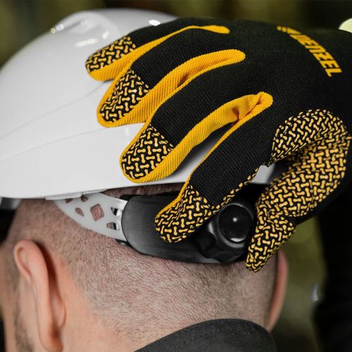 Каска защитная ударопр.«Форвард» (К-05)ABS/PC,комплект со встроен.очк.ОЧК-05 Форвард,белая Denzel-Tehinstrument